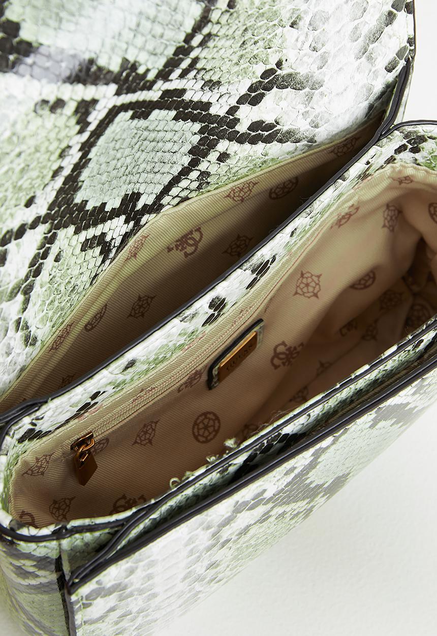 GUESS - Abey crossbody flap - sage python