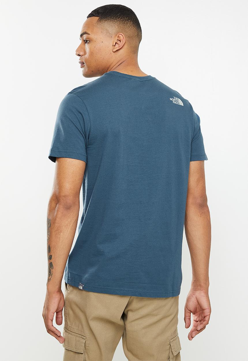 The North Face - M short sleeve walls are for climbing tee - blue