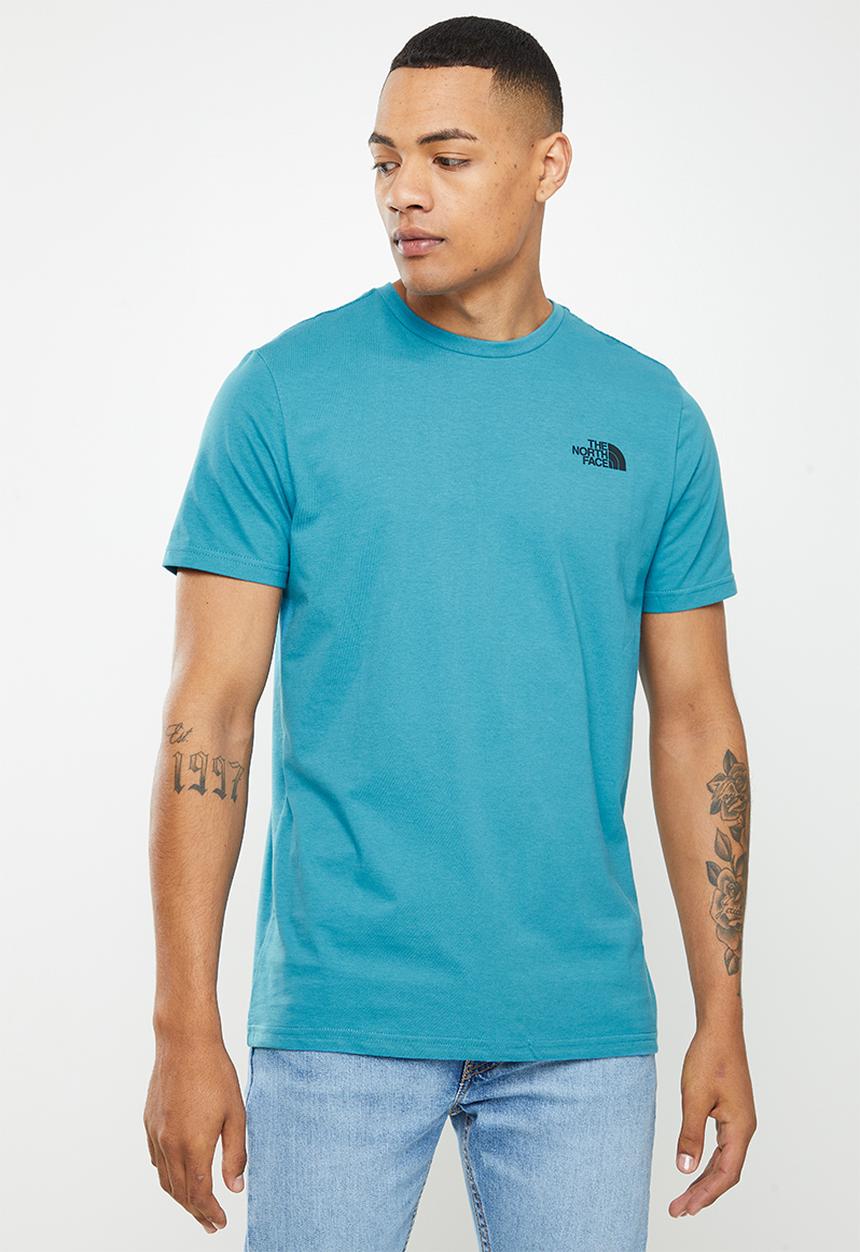 The North Face - M playful logo shirt sleeve tee - storm blue