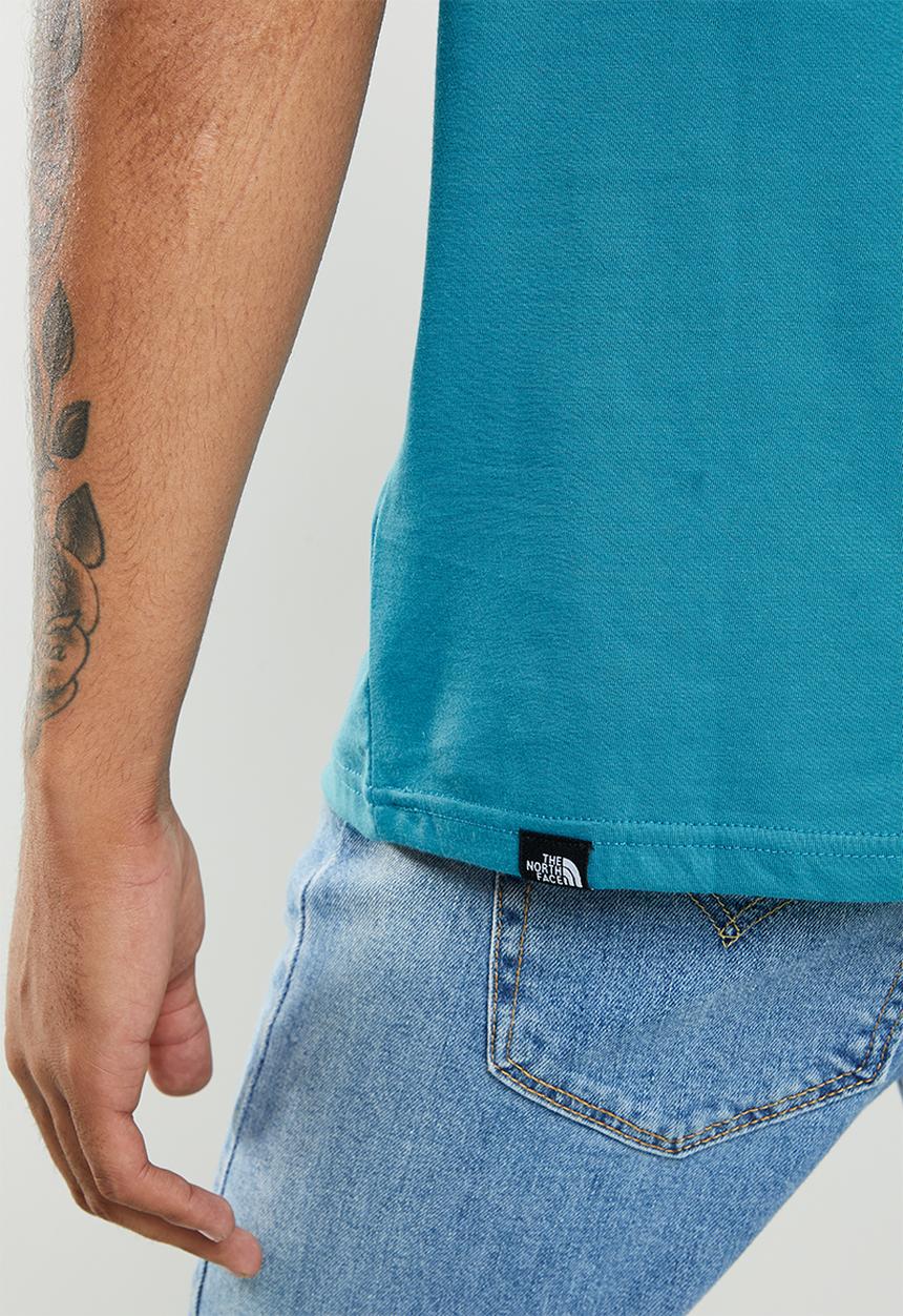 The North Face - M playful logo shirt sleeve tee - storm blue