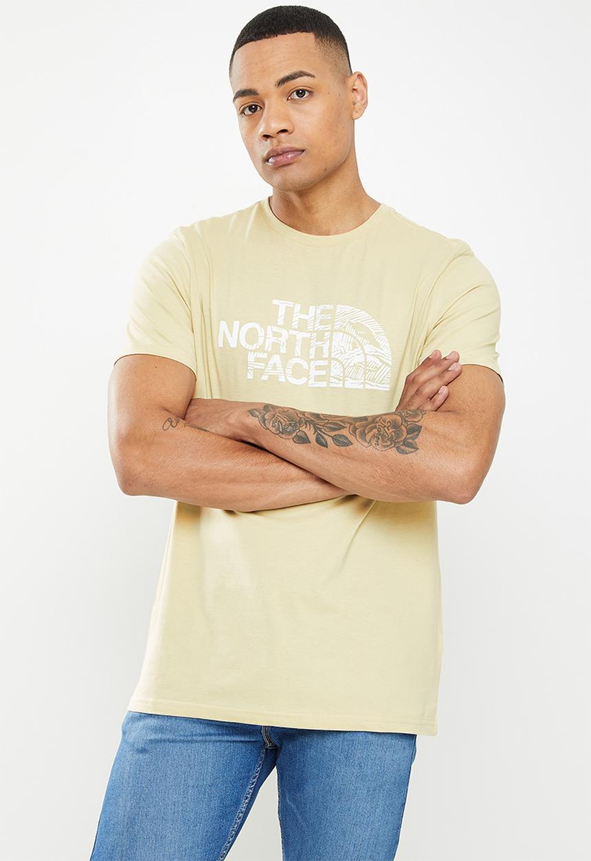 The North Face - M short sleeve woodcut dome tee - gravel