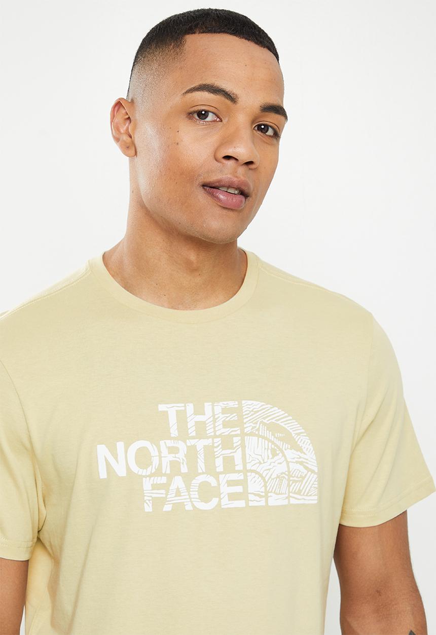 The North Face - M short sleeve woodcut dome tee - gravel