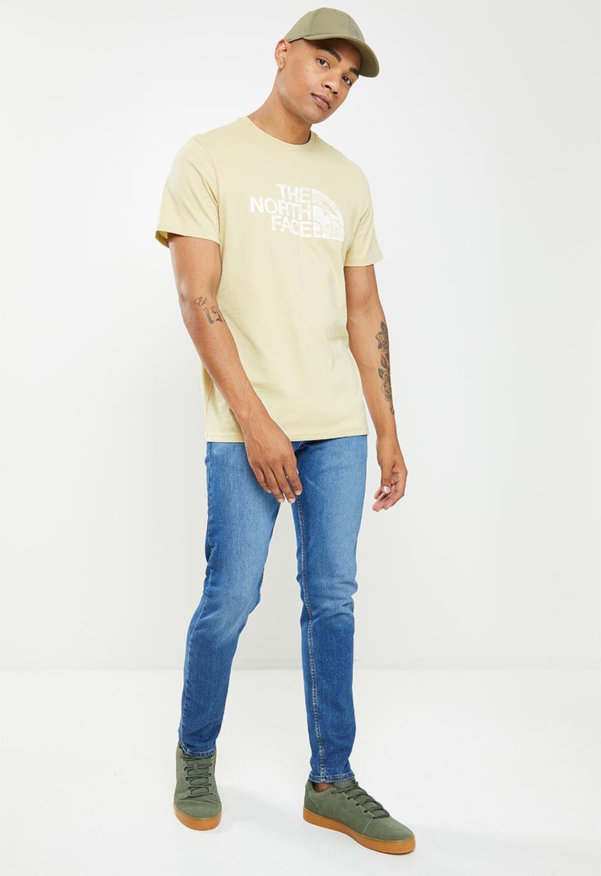 The North Face - M short sleeve woodcut dome tee - gravel
