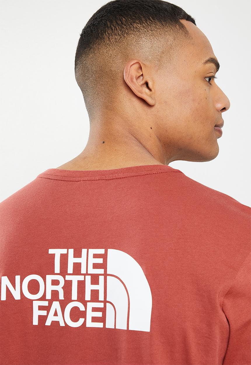 The North Face - M long sleeve easy tee - tandori spice red