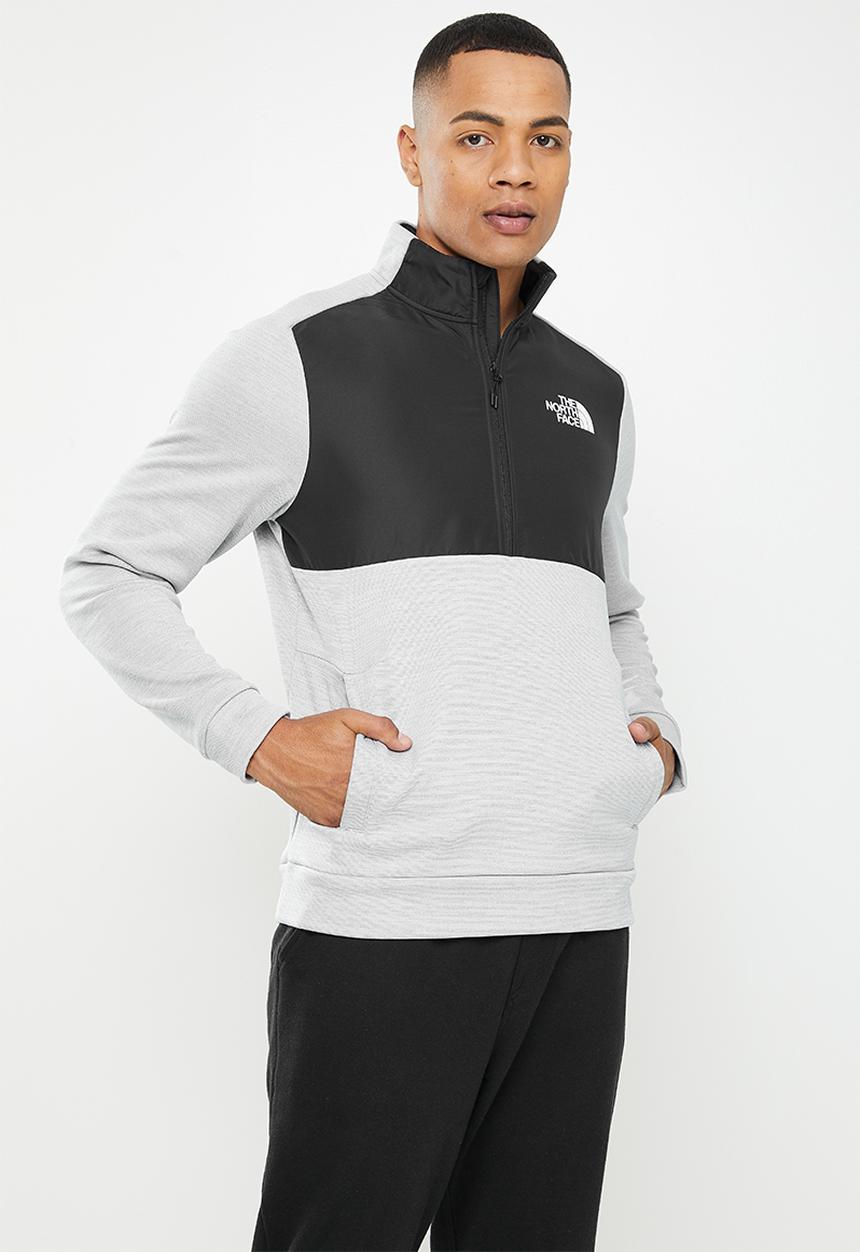 The North Face - M ma 1/2 fleece - black & grey 