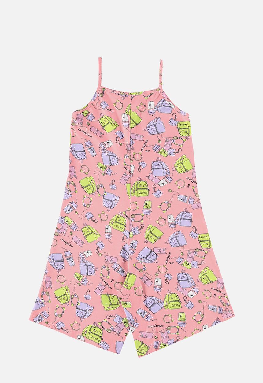 Quimby - Elastane jersey jumpsuit - pink