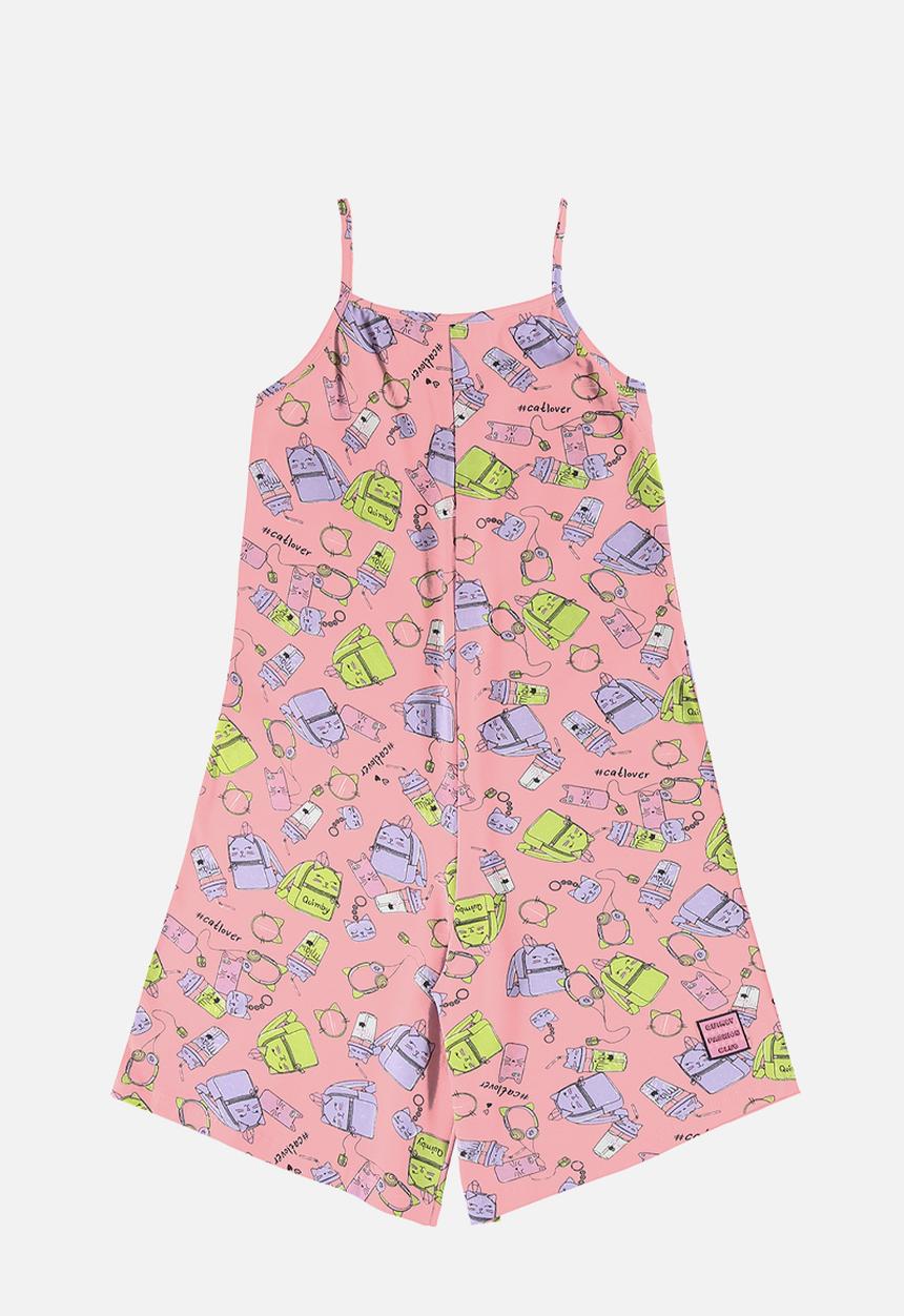 Quimby - Elastane jersey jumpsuit - pink