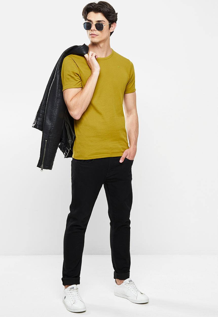 G-STAR - Base r t short sleeve 2-pack - gold olive