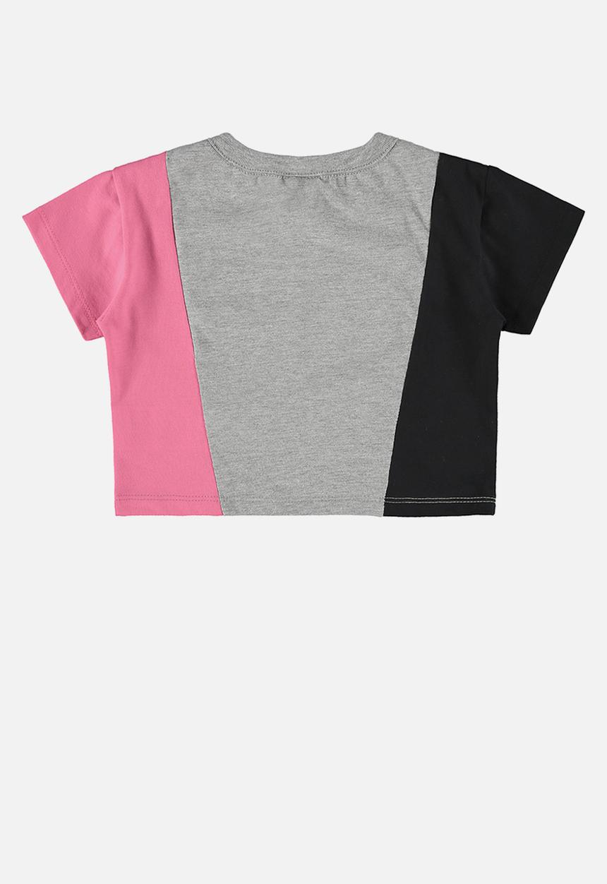 Quimby - Single jersey crop top - grey