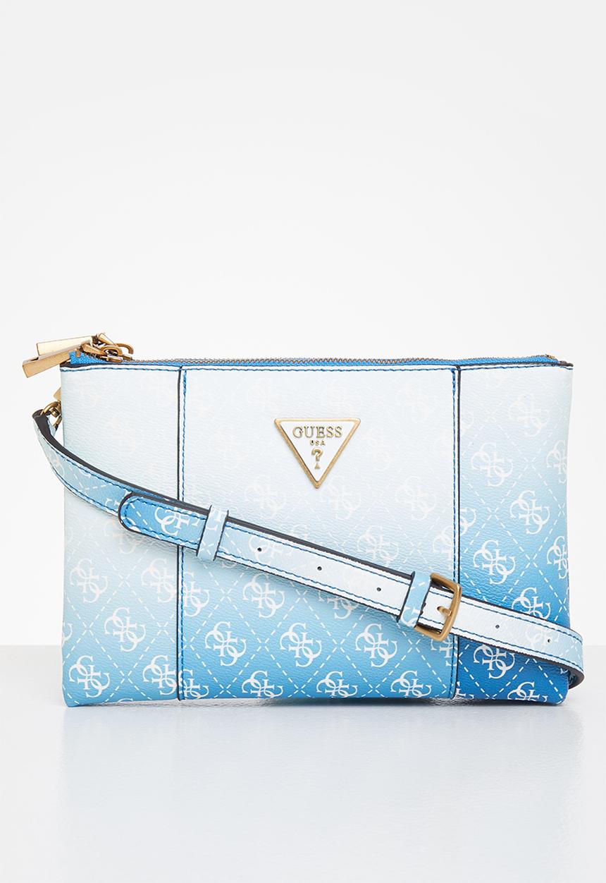 GUESS - Noelle double zip crossbody - indigo ombre