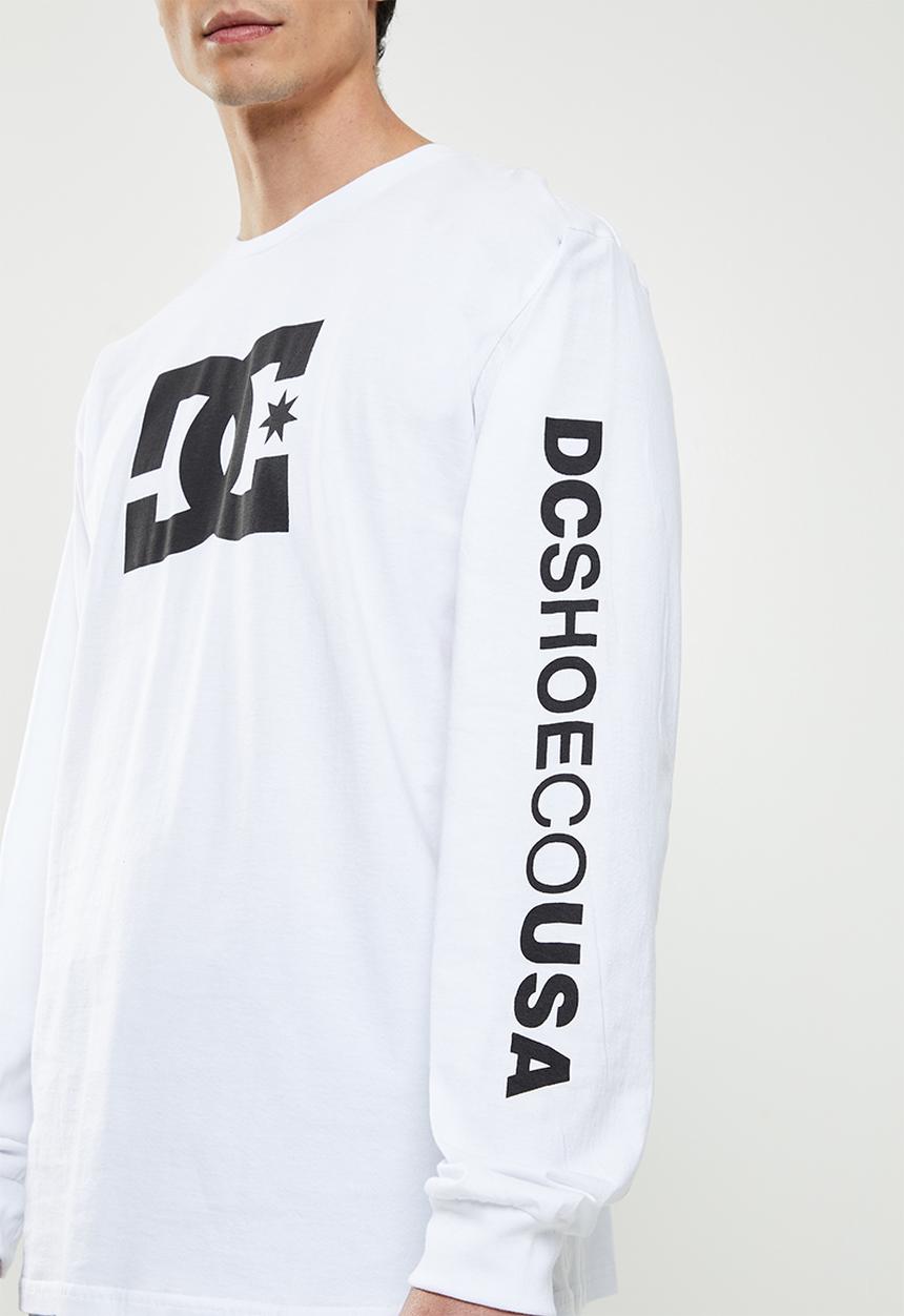 DC - Dc star long sleeve - white