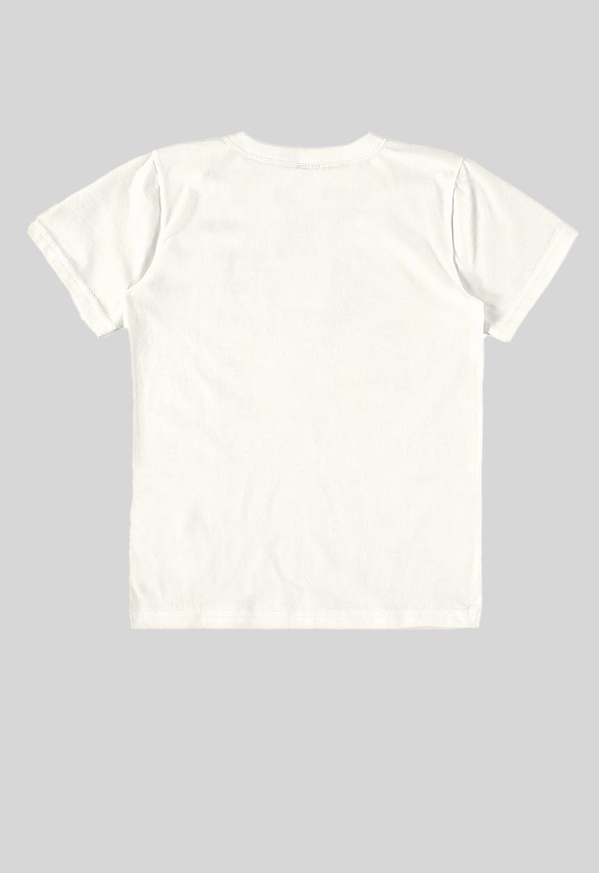 Bee Loop - Tee and sweat bermuda - off white & dark grey
