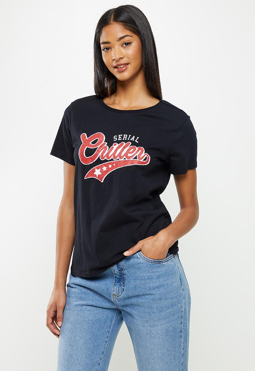 Koton - Cotton T-shirt - black