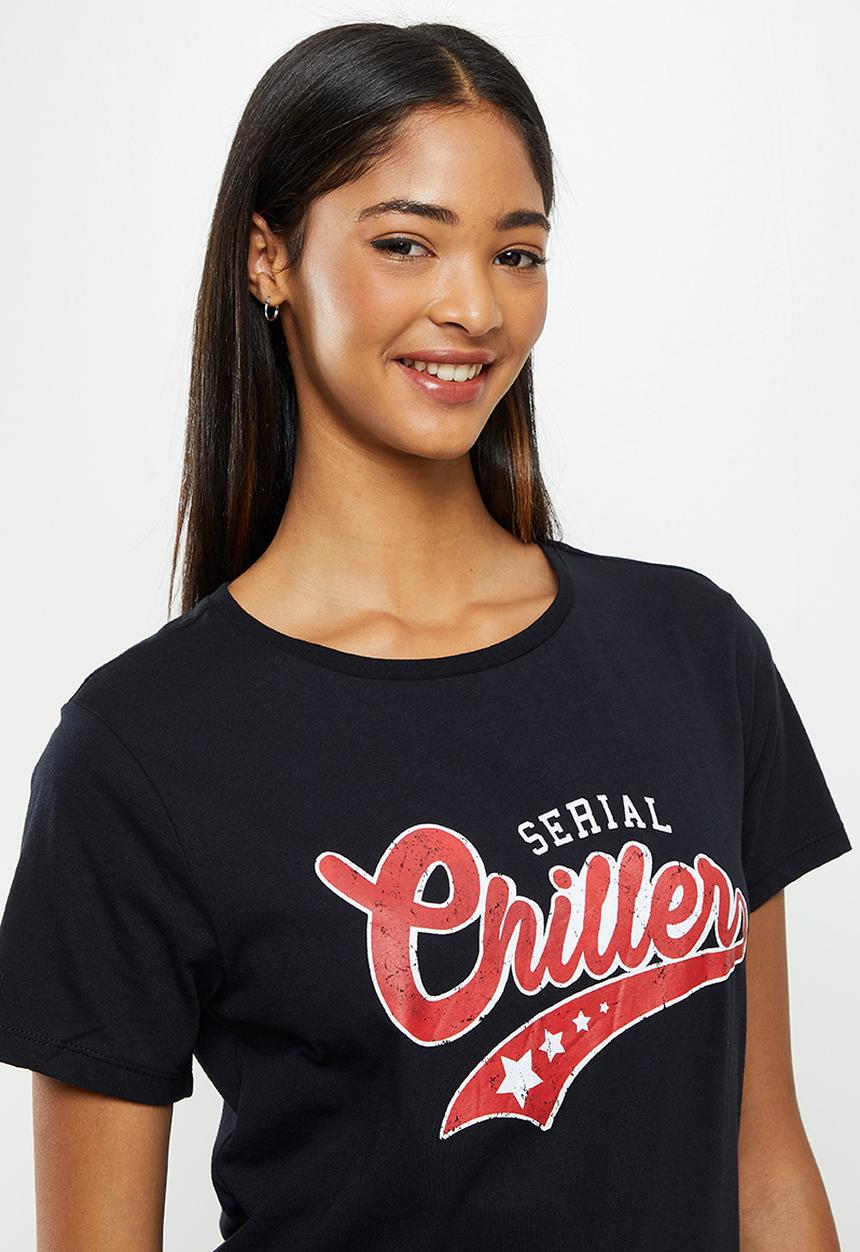Koton - Cotton T-shirt - black