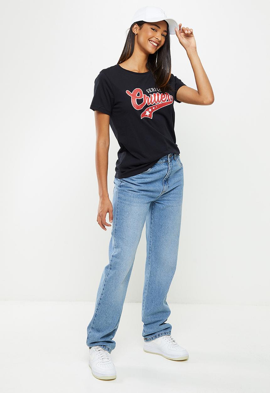 Koton - Cotton T-shirt - black