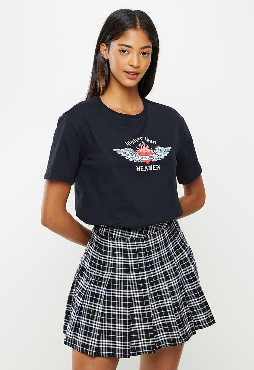 Koton - Print T-shirt - black