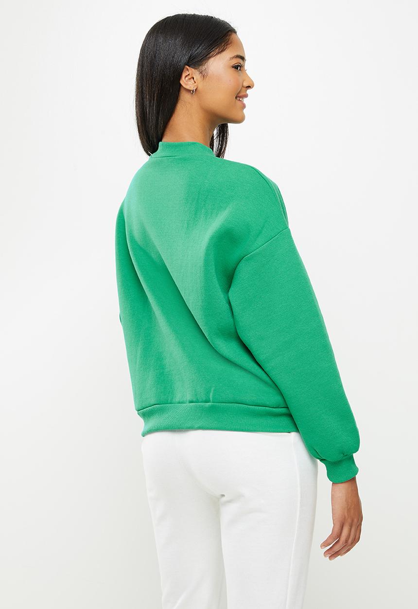 Koton - Crew neck sweatshirt - green