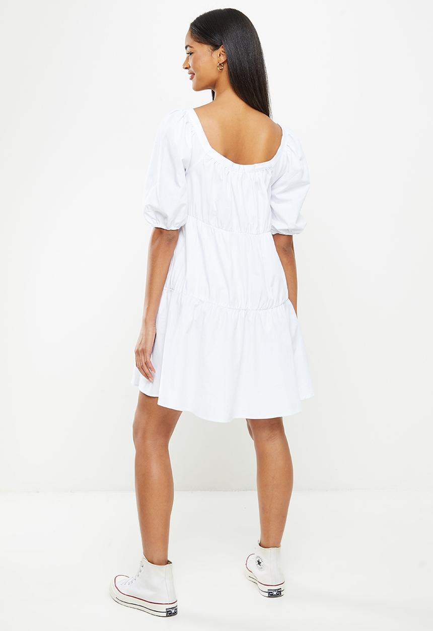 Koton - Button detailed dress - white