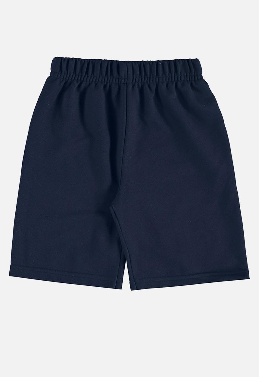 Bee Loop - Tee and sweat bermuda - grey & navy