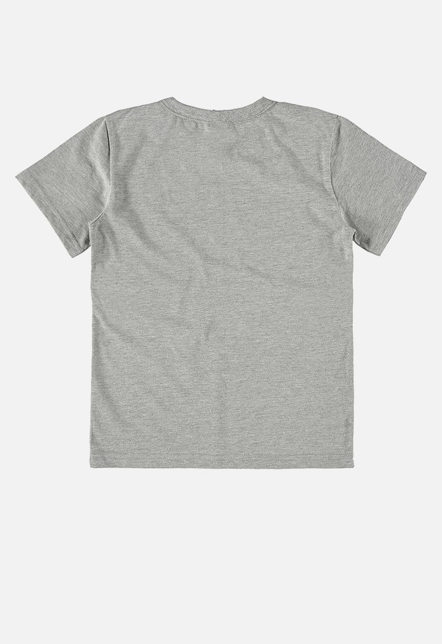 Bee Loop - Tee and sweat bermuda - grey & navy