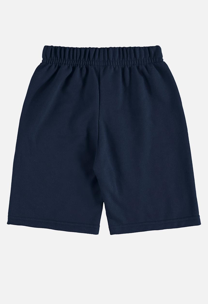 Bee Loop - Tee and sweat bermuda - grey & navy
