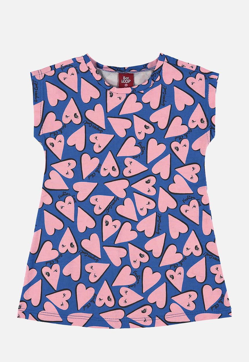Bee Loop - Jersey dress - blue
