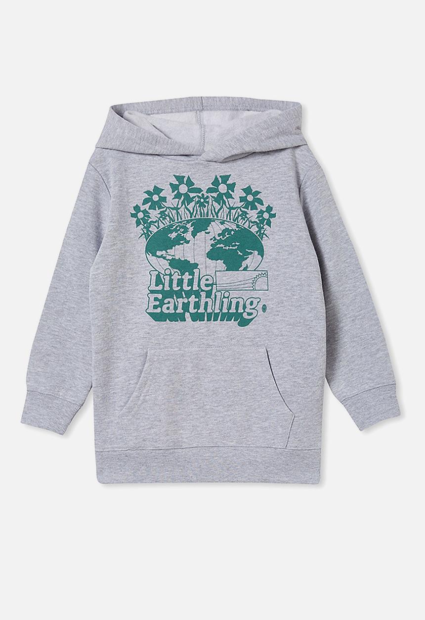 Cotton On - Milo hoodie - light grey marle/little earthling