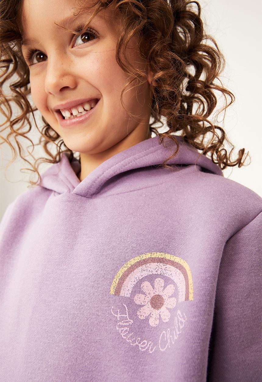 Cotton On - Milo hoodie - grape soda/flower child