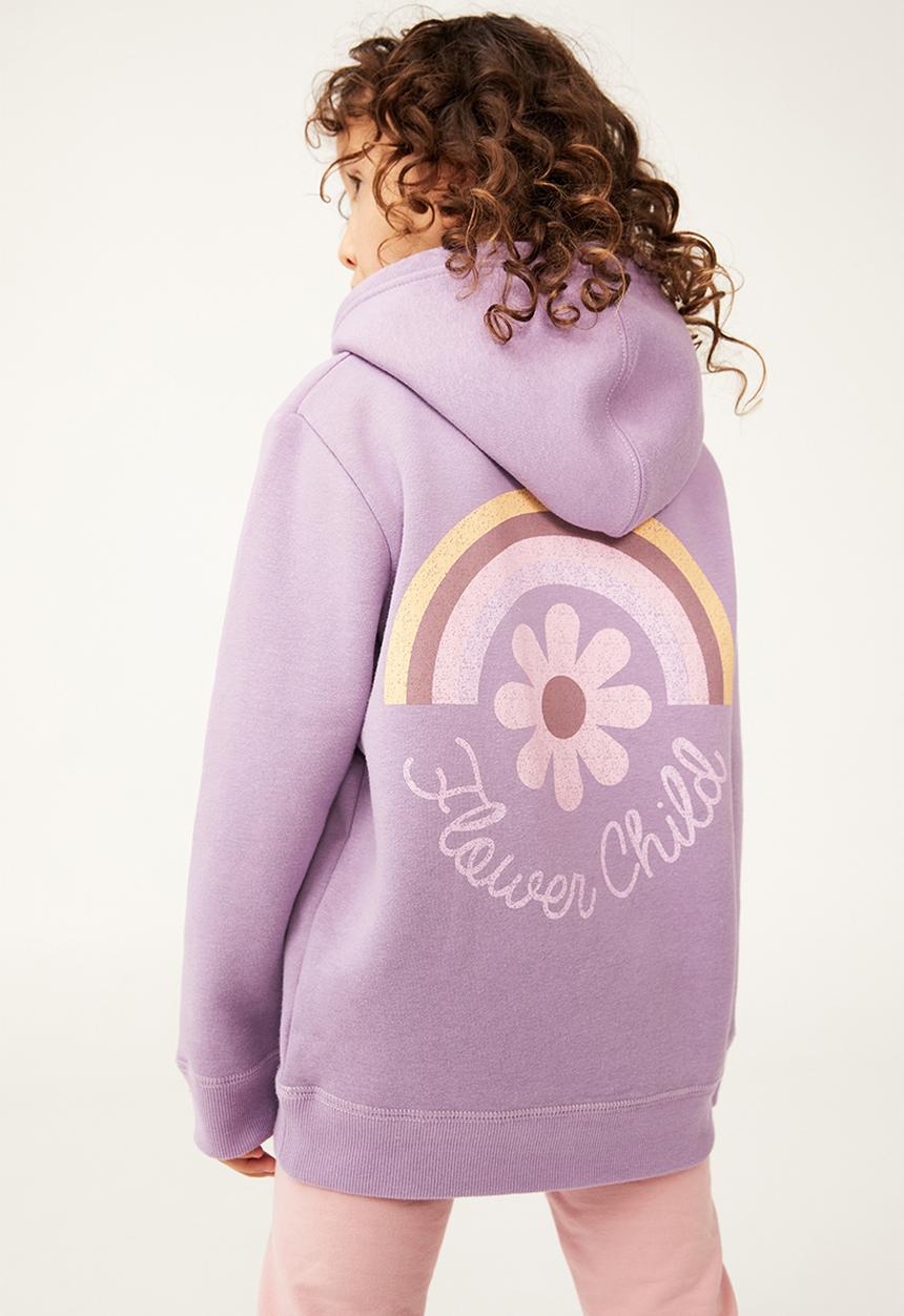 Cotton On - Milo hoodie - grape soda/flower child
