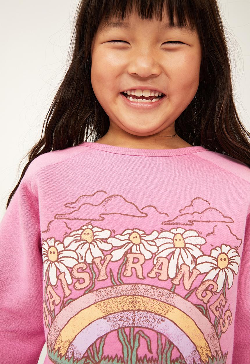Cotton On - Mila crew - pink gerbera