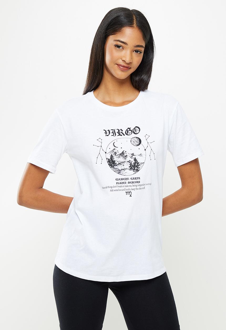 Koton - Printed cotton T-shirt - ecru