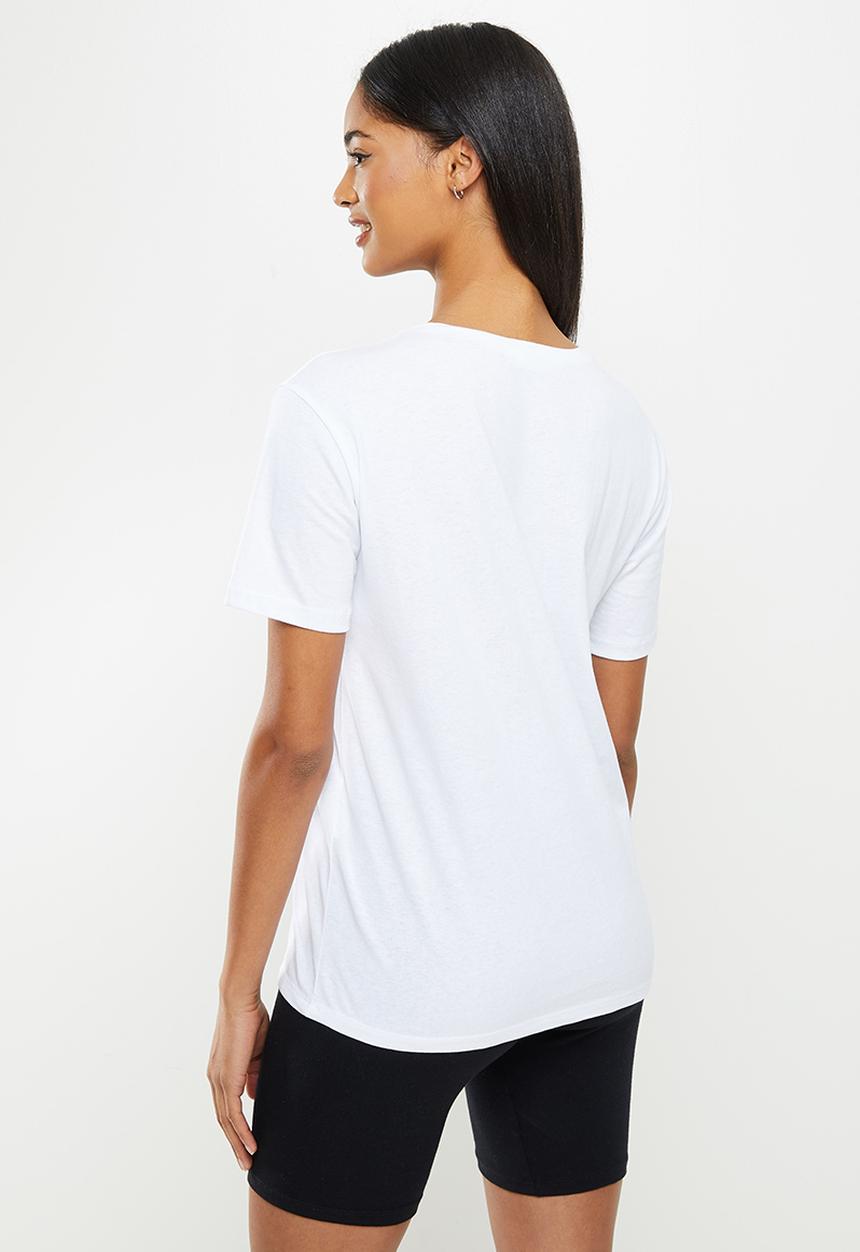 Koton - Printed cotton T-shirt - ecru
