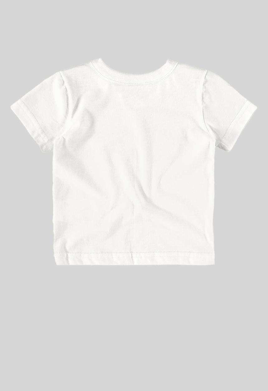 Bee Loop - Tee and sweat bermuda - white & black