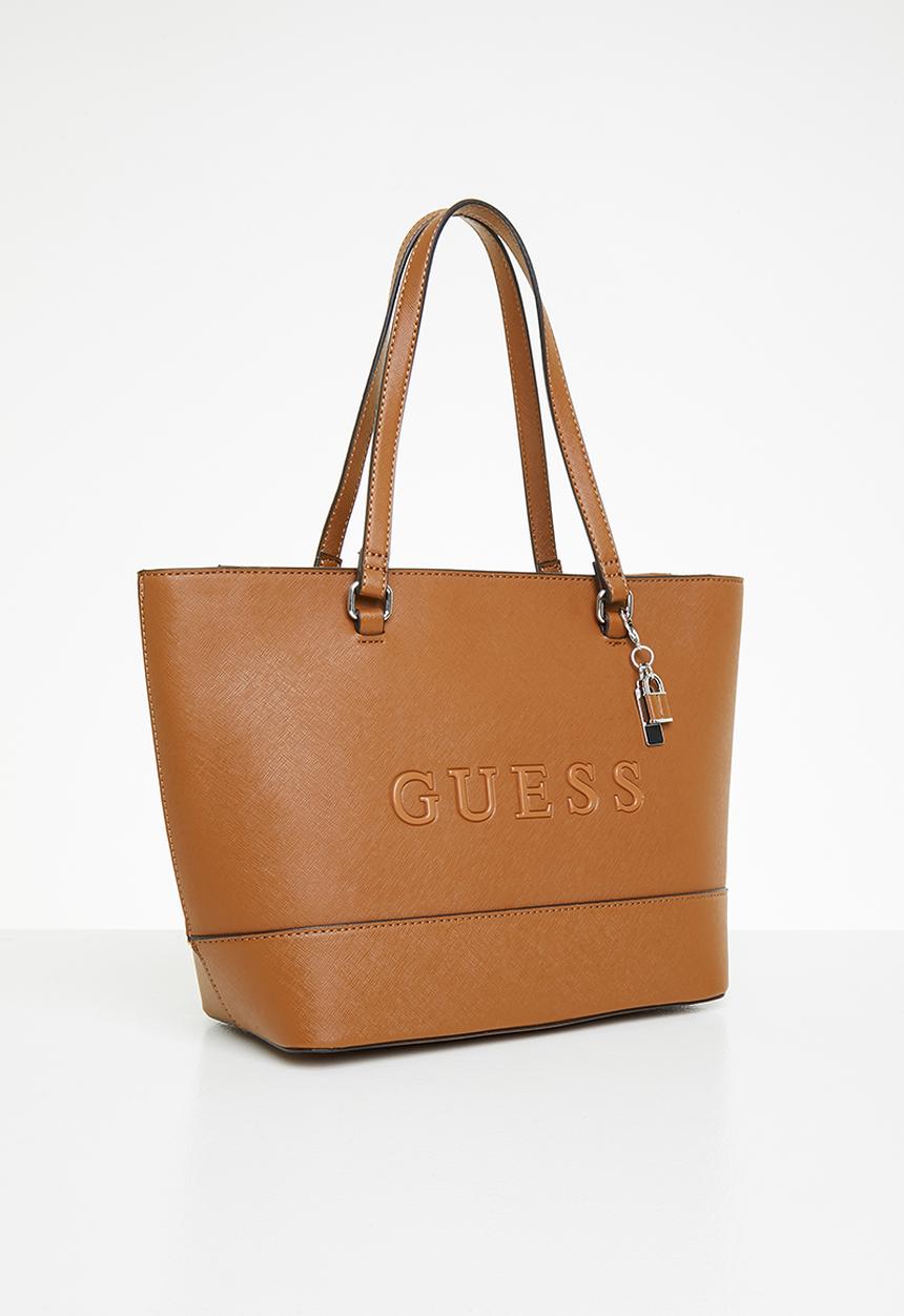 GUESS - Rodney carryall - cognac