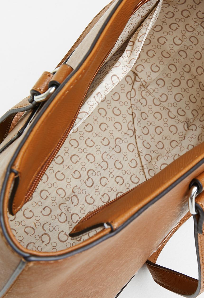GUESS - Rodney carryall - cognac