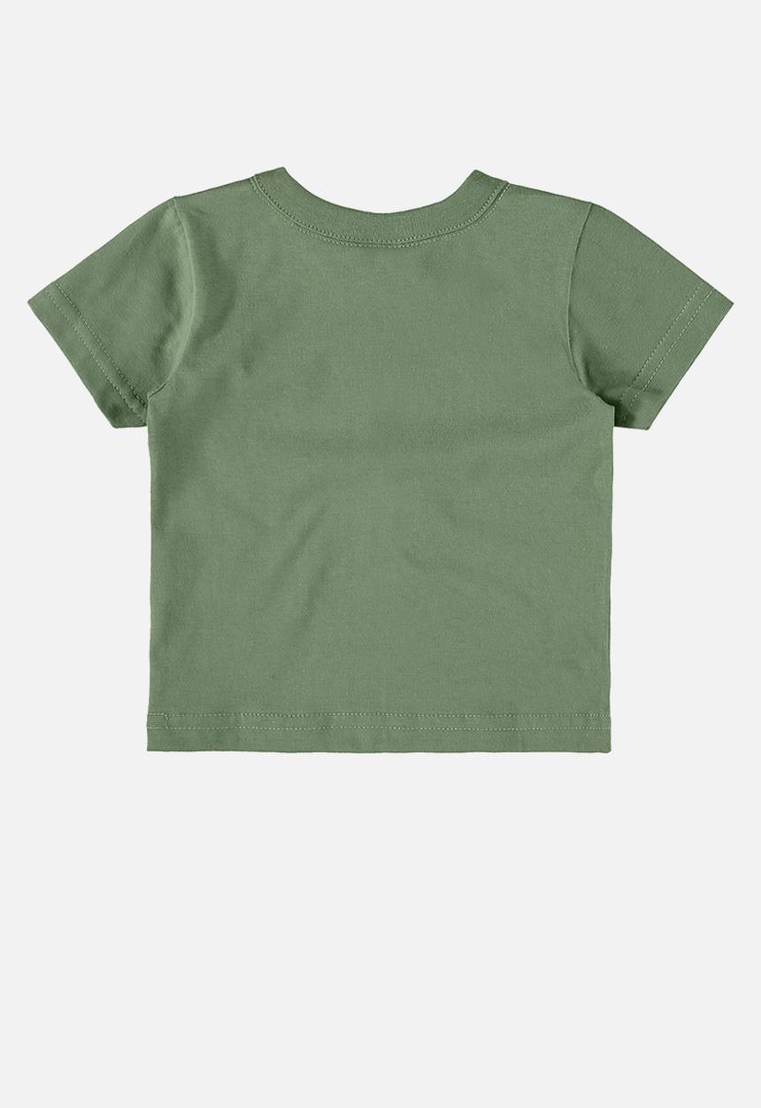 Bee Loop - Tee and sweat bermuda - green & black