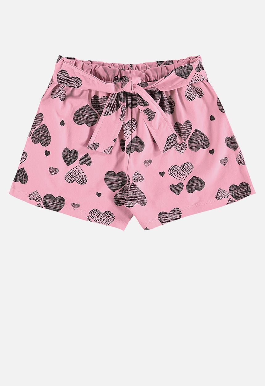 Quimby - Jersey blouse and shorts - light pink