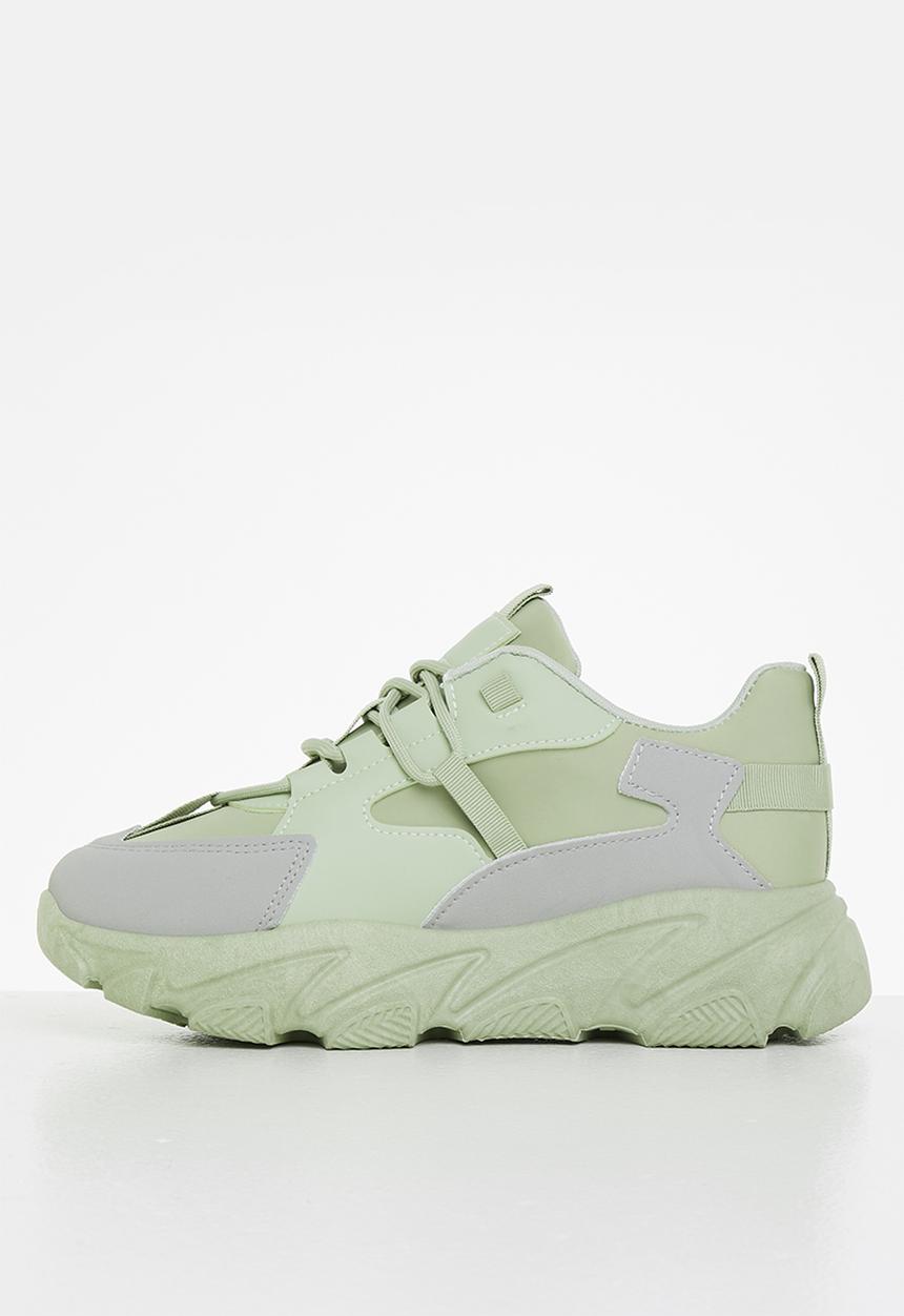 Tom Tom - Extreme chunky sneaker - sage & grey