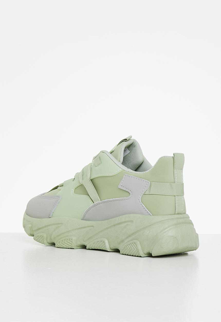 Tom Tom - Extreme chunky sneaker - sage & grey
