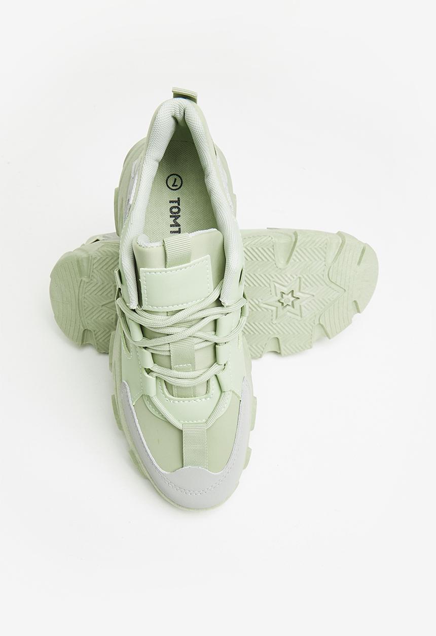 Tom Tom - Extreme chunky sneaker - sage & grey