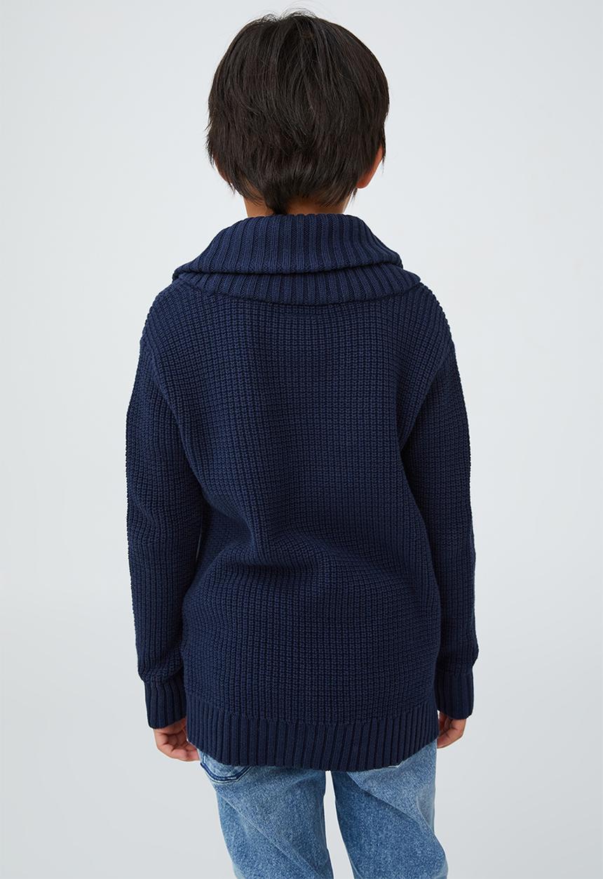 Cotton On - Shawl cardigan - navy blazer