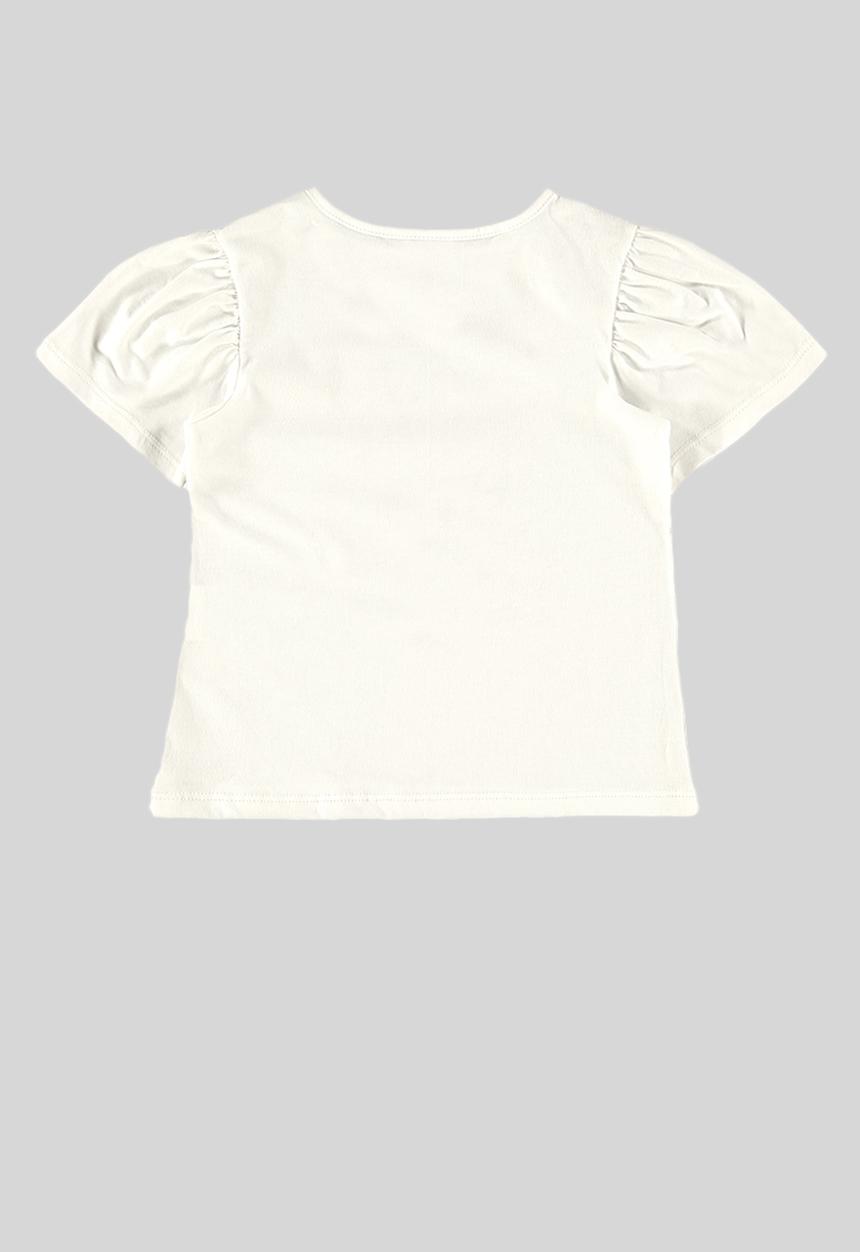 Quimby - Single jersey blouse - off white