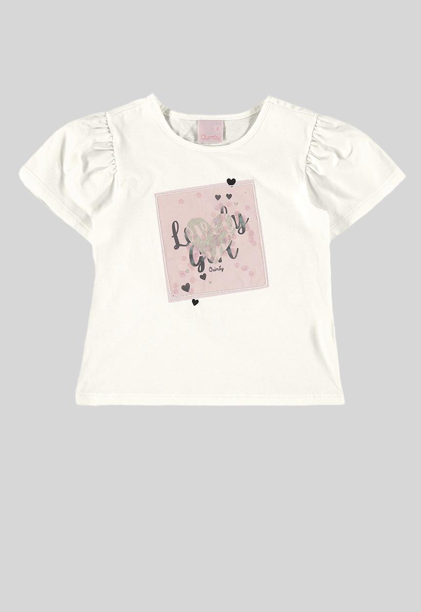 Quimby - Single jersey blouse - off white