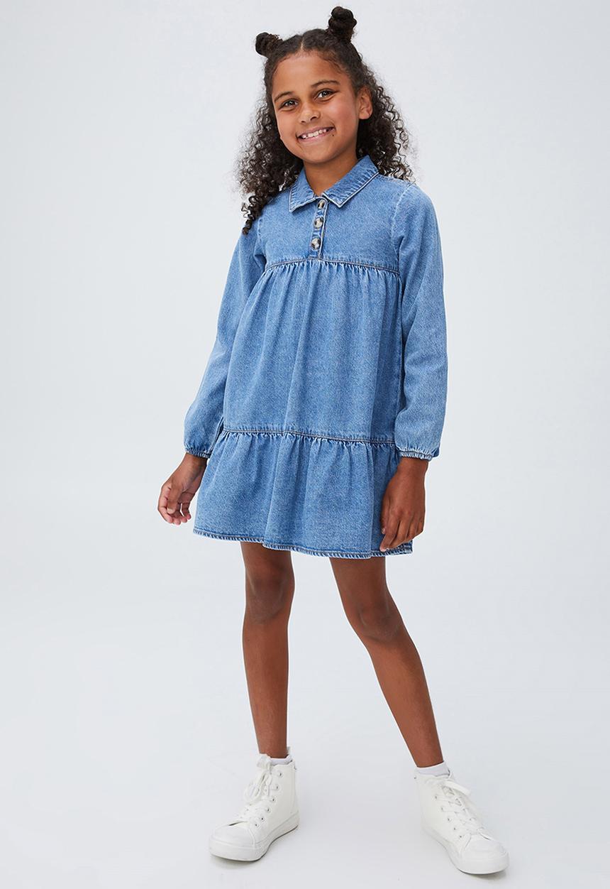 Cotton On - Josie denim dress - weekend wash
