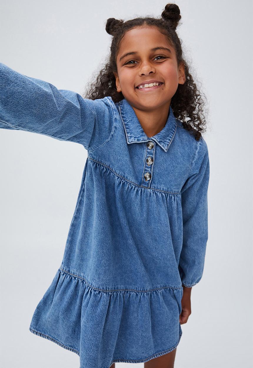 Cotton On - Josie denim dress - weekend wash