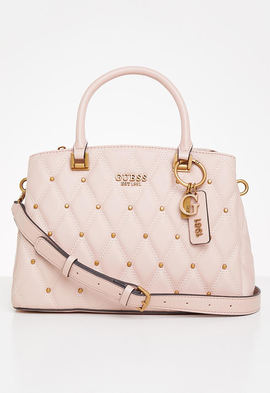 GUESS - Triana 3 compartment satchel - blush