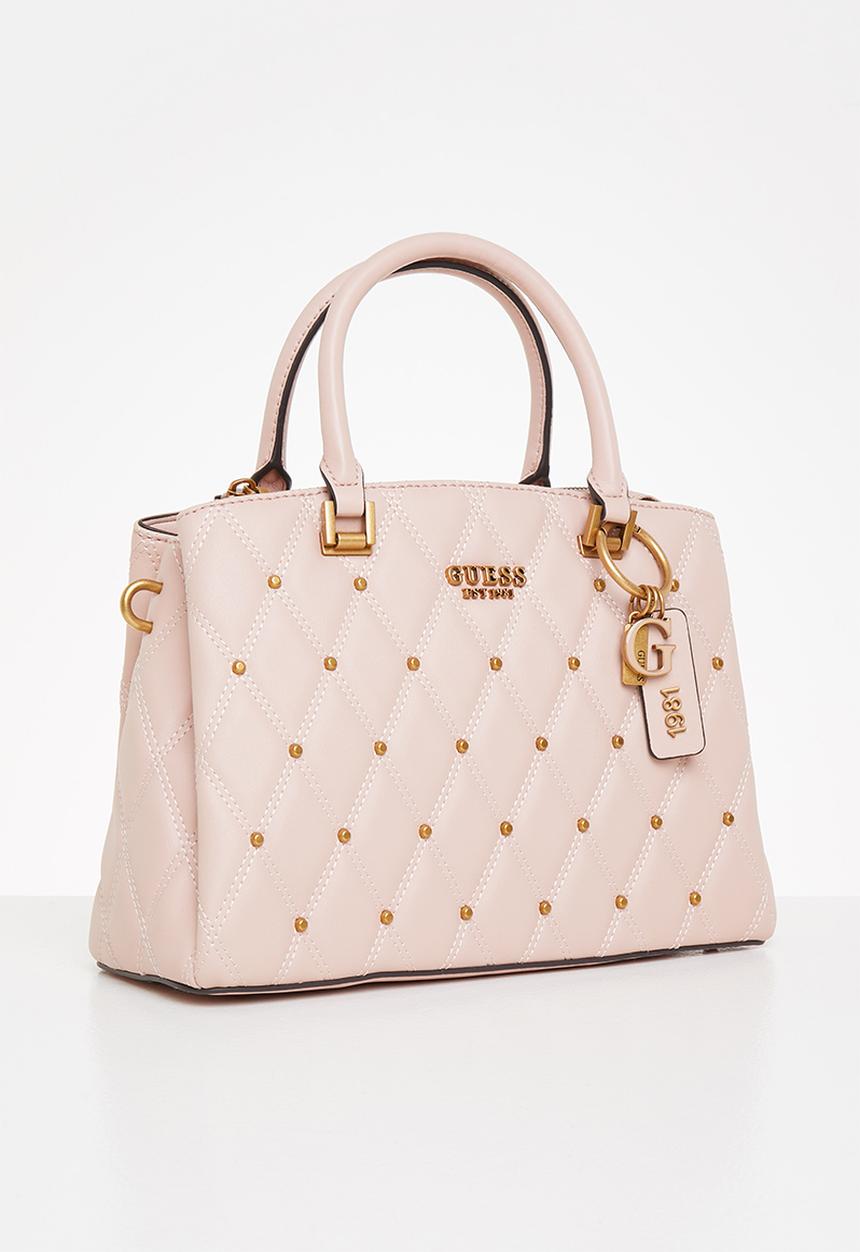 GUESS - Triana 3 compartment satchel - blush