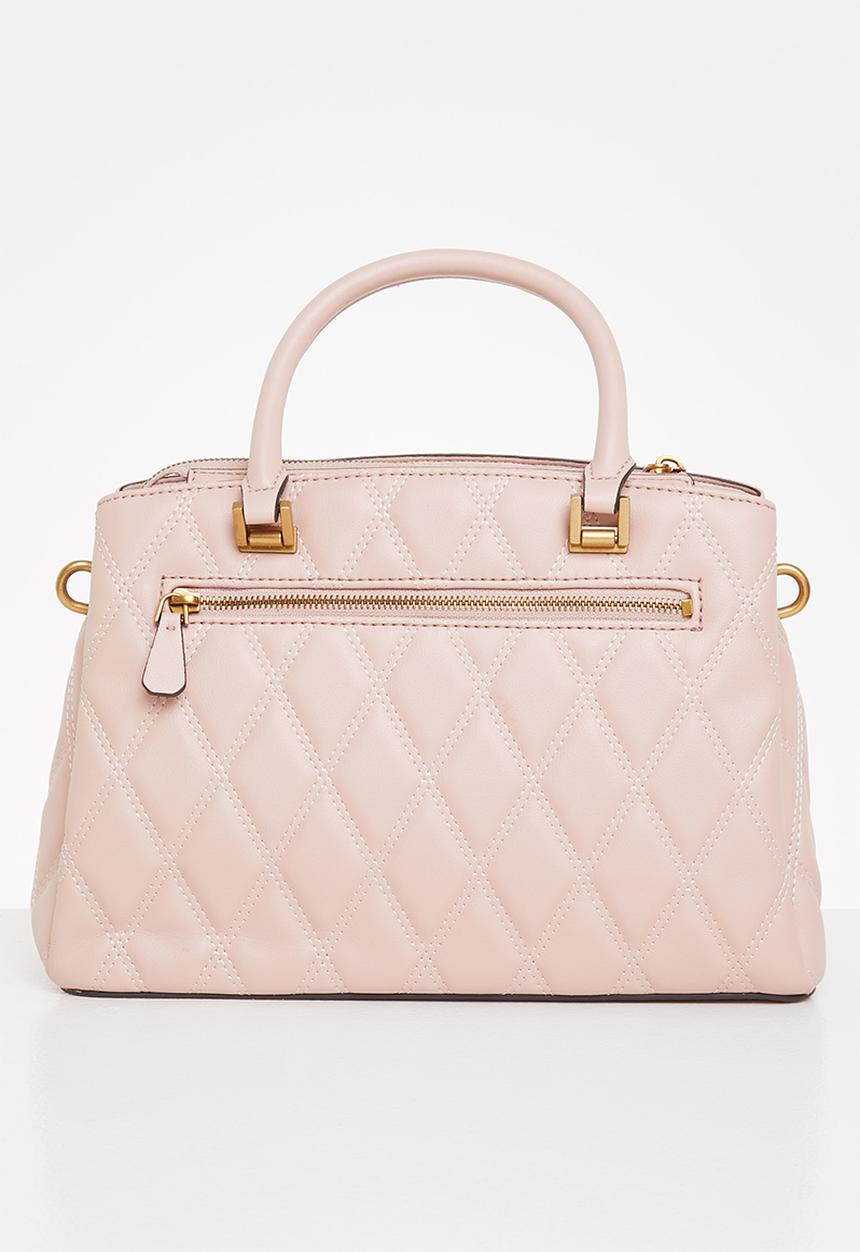 GUESS - Triana 3 compartment satchel - blush