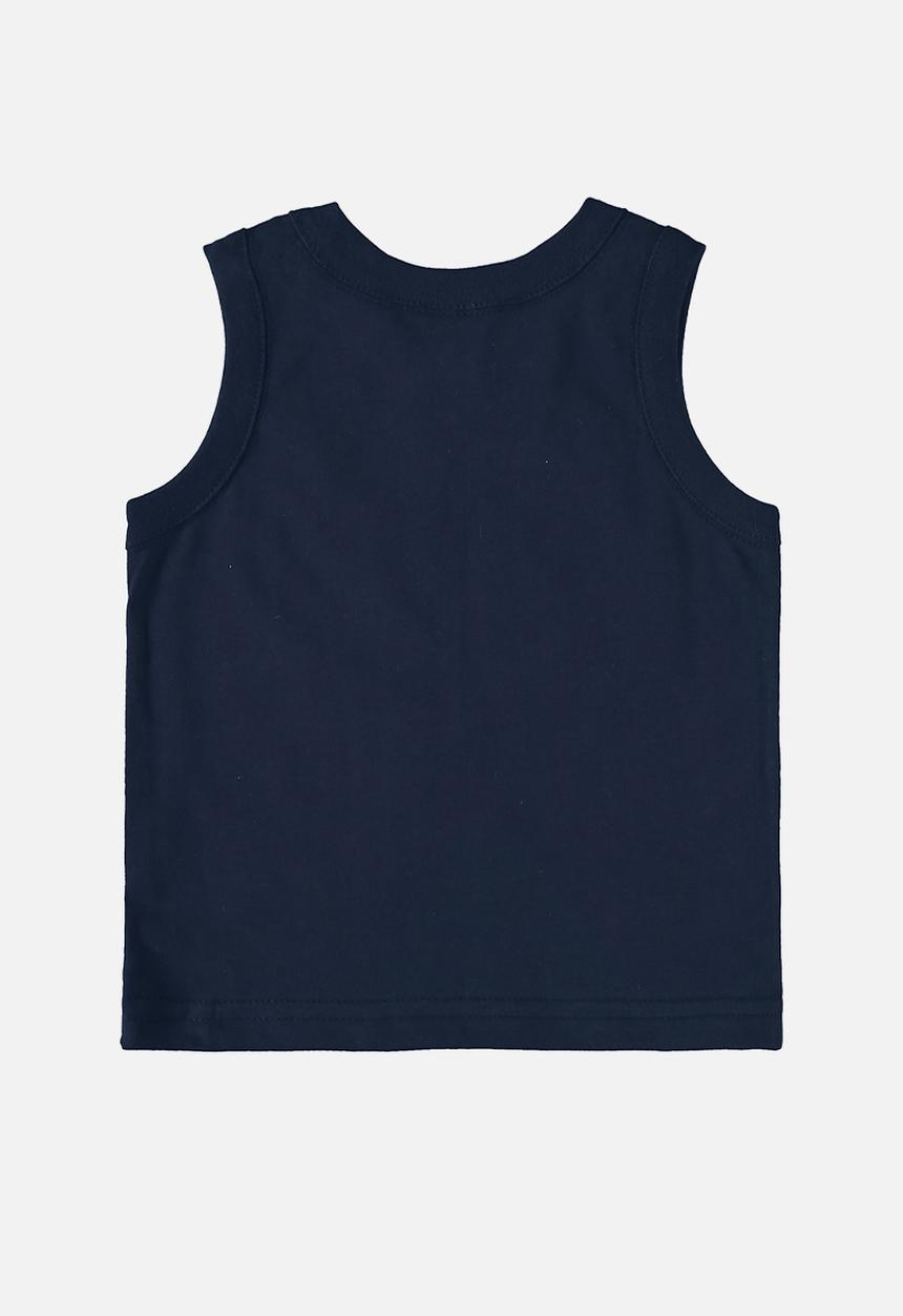 Bee Loop - Tank top and sweat bermuda - dark blue & grey