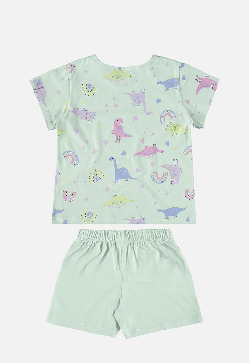 Quimby - Blouse and shorts pyjama - green